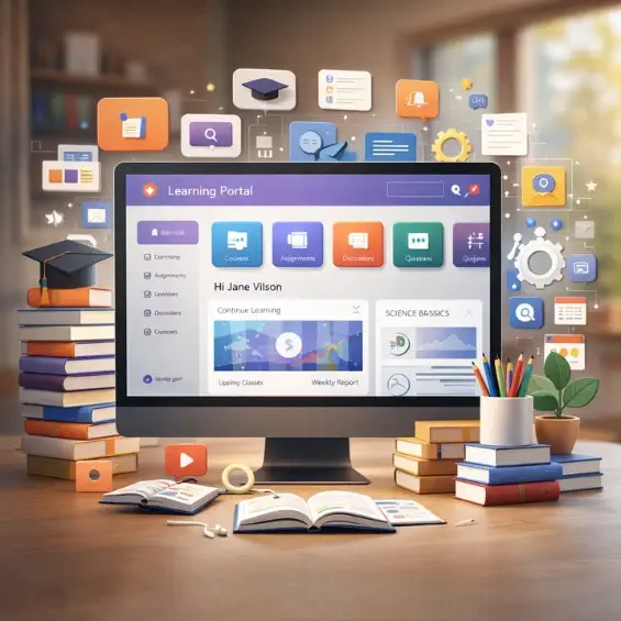 Learning Management Platform product showcase image